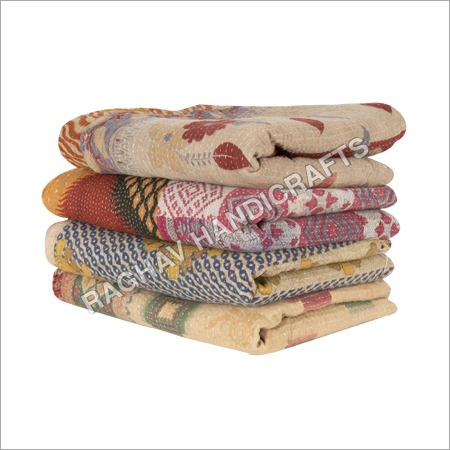 Cotton Kantha Quilts