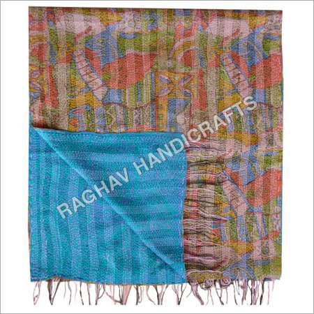 Handmade Kantha Ethnic Vintage Shawls