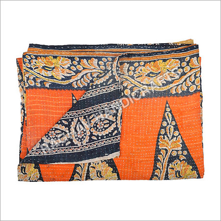 Bordered Designer Kantha Quilts