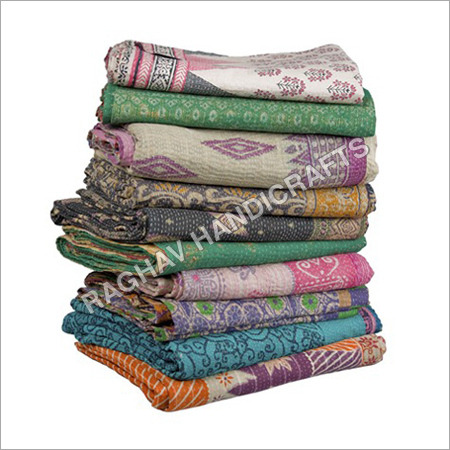 कपास कांथा विंटेज रजाई