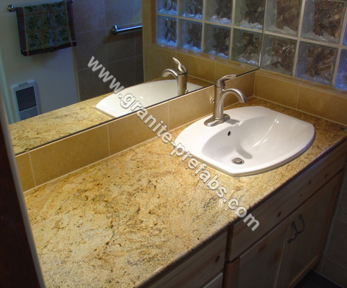 Prefab Granite Bathroom Countertop