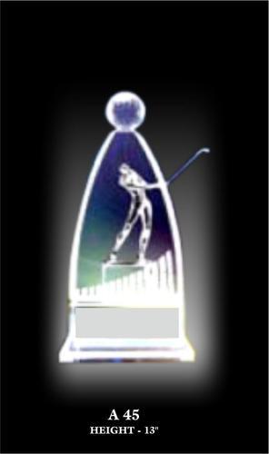 Ewi A 45 - Acrylic 15 Inch Clear | Elegant Design, Customizable, Prestigious Award Trophy