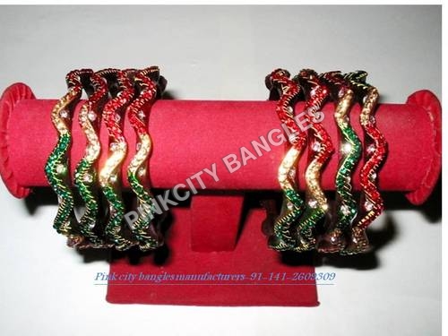 Bangles - Lacquer Material 50-70 mm Diameter Maroon Color | Stylish Wrist Adornment Elegant Design Durable Packaged in Cardboard Box Set of 12