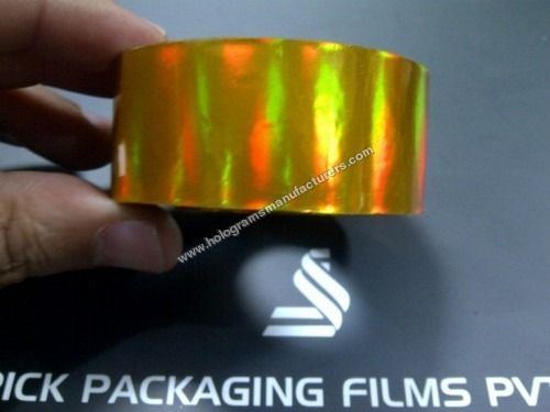 Holographic Self Adhesive Tapes (Rainbow Gold)