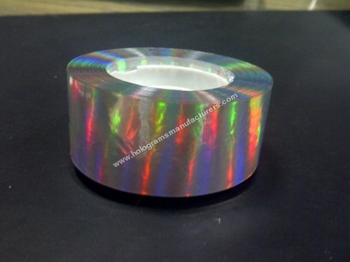 Holographic Self Adhesive Tapes (Rainbow Silver)