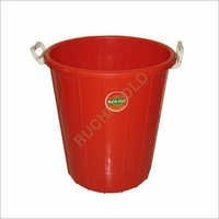 Red Plastic Dustbin / Drum