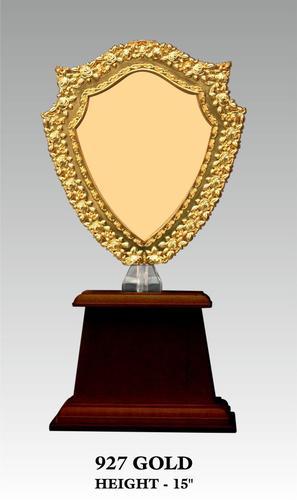 EWI 927 - Metal and Wood, 15" Height, Gold | Elegant Design, Customizable Size, Award Trophy