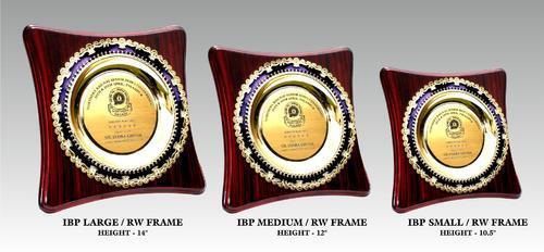 EWI IBP-RW FRAME L - M - S - Wood Metal, Variable Size, Dark Red | Award Recognition, High-Gloss Finish, Elegant Design