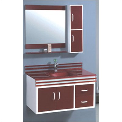 Bathroom Cabinet - PVC-Glass Counter