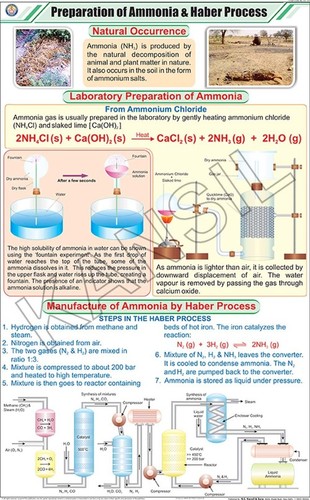 Prep. Of Ammonia & Haber Process Chart