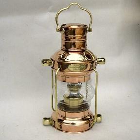 Copper Ship Lamp