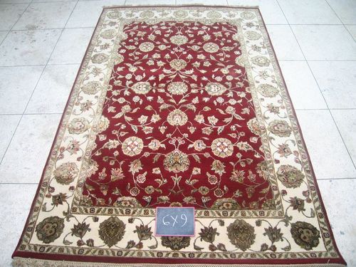 Red Ivory Hand Knotted Rugs