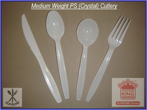Medium Weight Ps (Crystal) Cutlery Application: For Eating Food