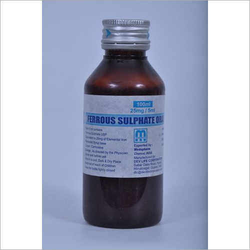 how to make ferrous sulfate syrup