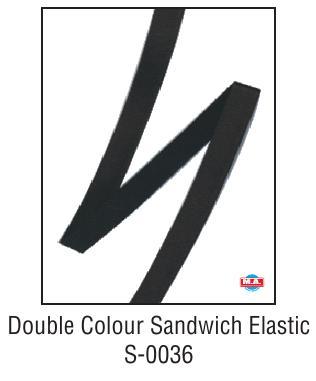 Double Colour Sandwich Elastic