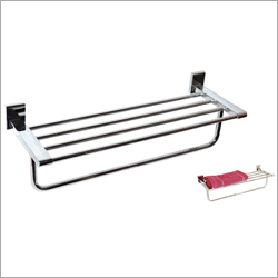 Metallic Towel Rack