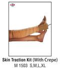 Skin Traction Kit - Crepe Bandage, Sizes S-xl, Beige | Pain Relief, Leg Traction, Durable, Easy Use