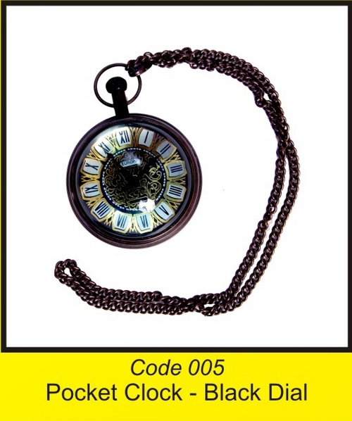 OTC 005 Pocket Clock - Black Dial