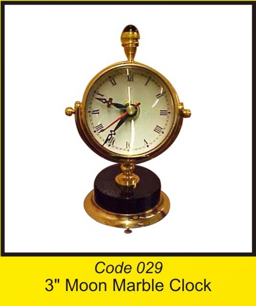 OTC 029 3' Moon Marble Clock