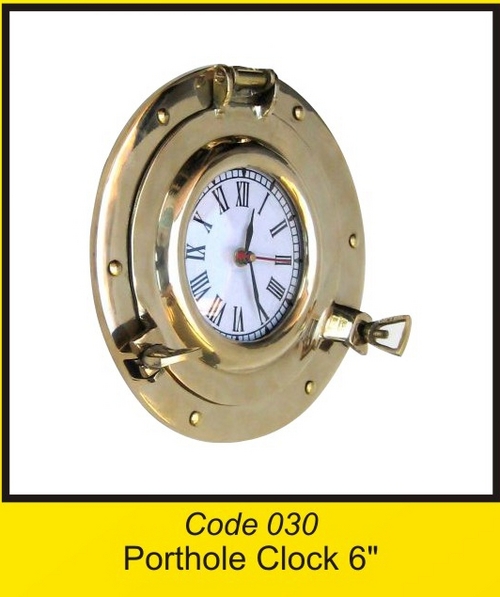 OTC 030 Porthole Clocke 6' .