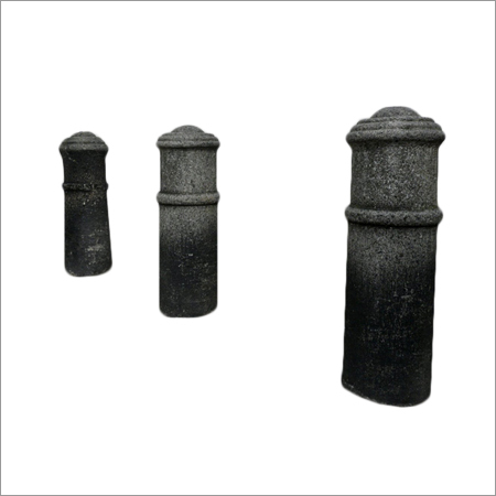 Bollards - Cast Iron, Variable Diameter, Dark Grey | Durable, Corrosion-Resistant, Compact Design, Reliable Mooring