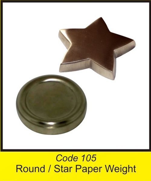 OTC 105 Round & Star Paper Weight .