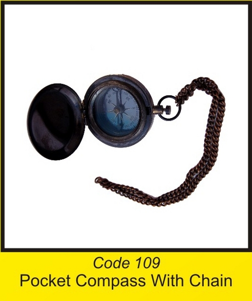 OTC 109 Pocket Compass With Chain