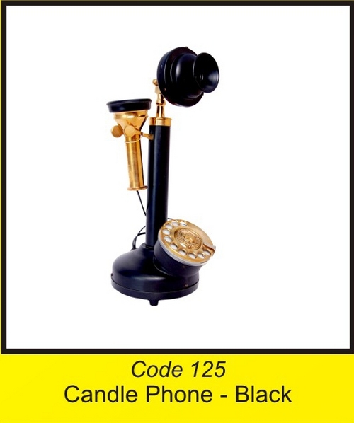 OTC 125 Gramophone Candle Phone - Black