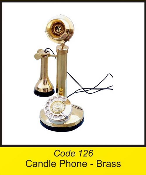 OTC 126 Candle Phone - Brass 