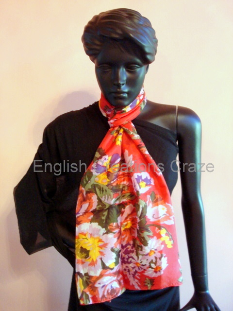 Floral Printed Scarves