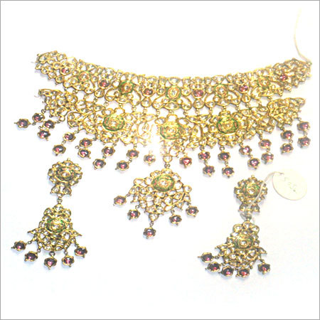 Diamond Designer Polki Necklace Sets
