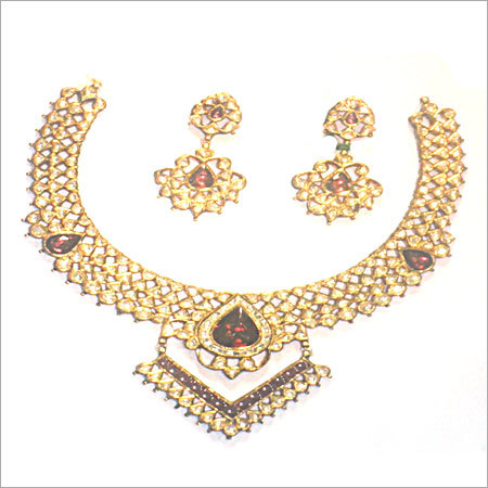 Diamond Trendy Polki Necklace Sets