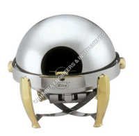 Chafing Dish - Stainless Steel, Rectangular & Round 5 Liters, 13.39 X 7.87 Inches | Electric Power Source, Easy To Use, 3-4 Ft Height