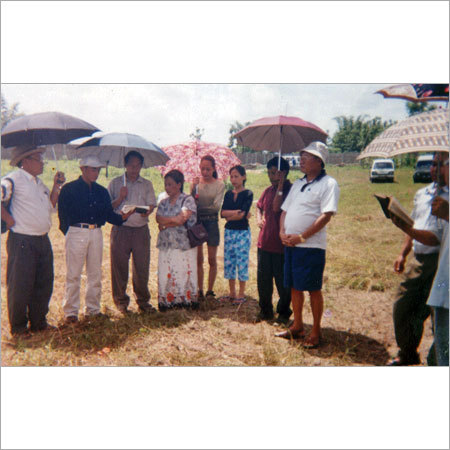 Members Supervising a project site