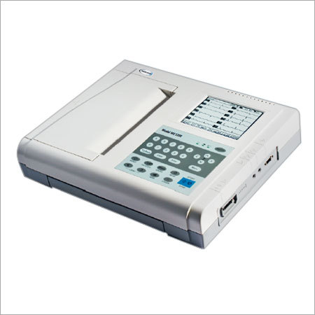 Mediaid ECG - ABS Plastic, 30x25x15cm, 12 Channel | Large LCD Display, Connectivity, Internal Storage, Durable Design