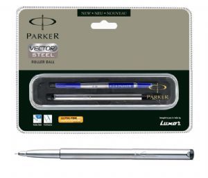 Parker Vector Stainless Steel Roller Ball Pen (CT)