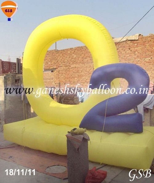 Advertising shape inflatables