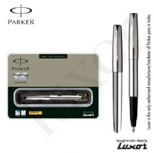 Parker Frontier Stainless Steel CT Roller Ball Pen + Free engraving
