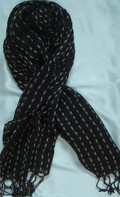 Scarves With Self Stripes