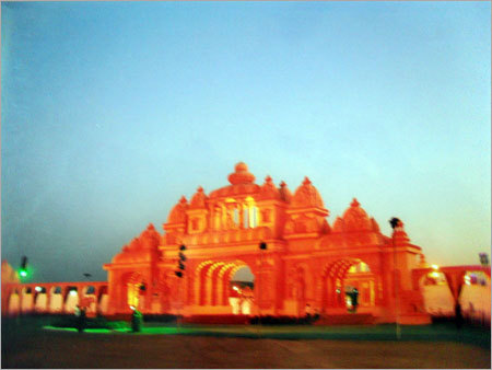 Wedding Welcome Mandap Decoration