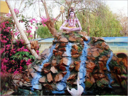 Cemented Shiv Statue