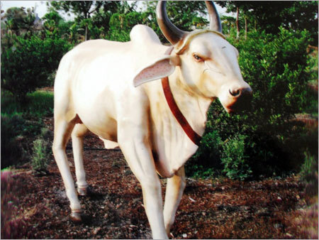Cow Fiber Statue
