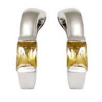 Silver Earring, Citrine Earrings Gender: Women