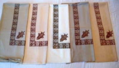 Poly-wool Printed scarves