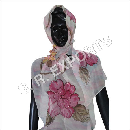 Printed and Embroidered Stole