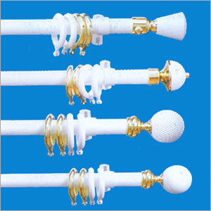 Pearl White Curtain Rods & Accessories