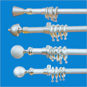 PU Silver Curtain Rods & Accessories