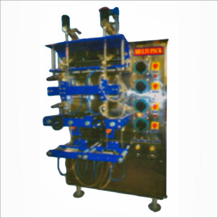 Automatic Sip Up Candy Packing Machine Twin Head