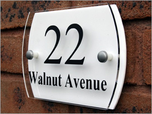 Acrylic Wall Mount Nameplate