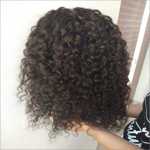 Transparent Deep Curly Front Lace Wig Adjustable Stripes